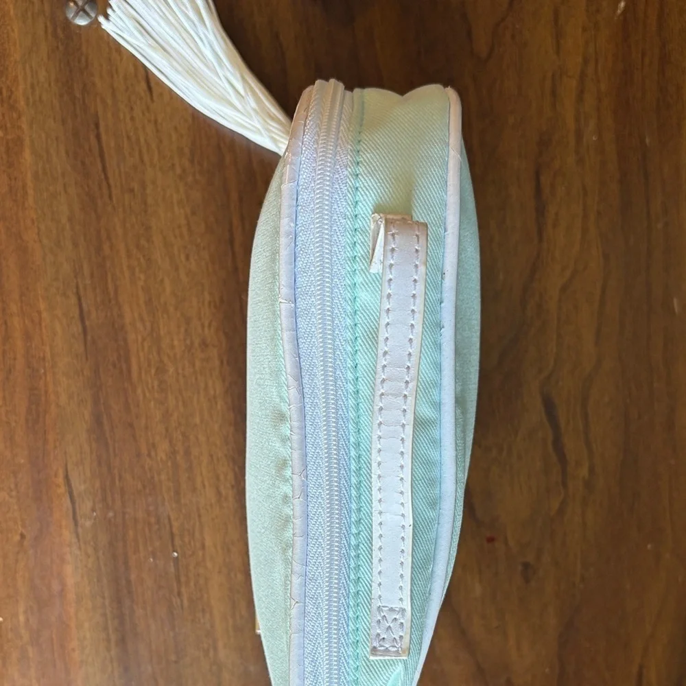 Dior Cosmetics Blue Cosmetic Bag with Tassel